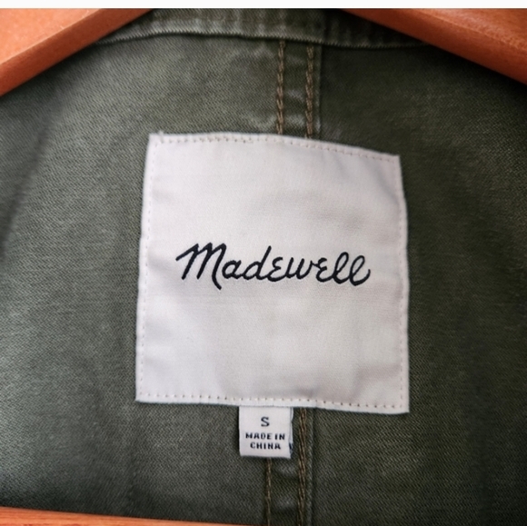 Madewell Men's Army Green Field Jacket - Picture 4 of 6